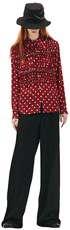 Comme des Garcons CdG Polka-dot blouse with ruffles 201682